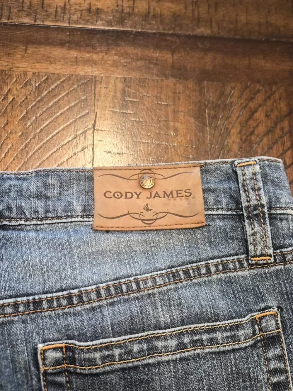 Cody James Jeans Mens 32x30 Medium Wash Blue Bootcut Stretch Denim Western G130 - Picture 7 of 12